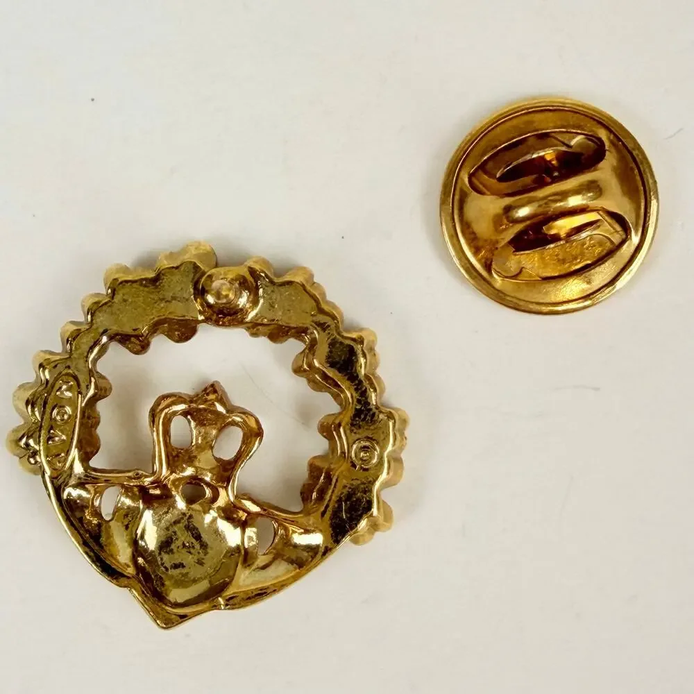 Avon claddagh pin